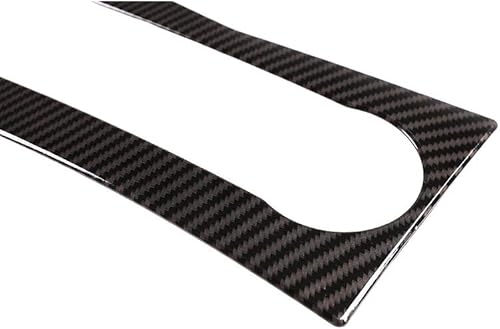 Miniatura 6 de YIWANG Fibra de Carbono Estilo ABS Consola Centro de Coche Aire Acondicionado Marco de Ventilación Trim para Mercedes Benz Clase C W204 2008-2014