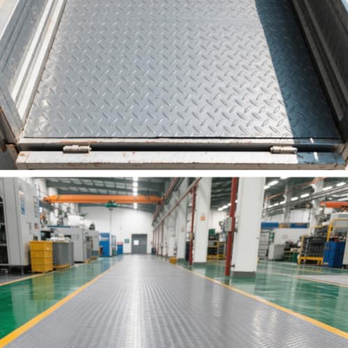 Alfombra de garaje azul impermeable 1.5x1m de suelo resistente 8