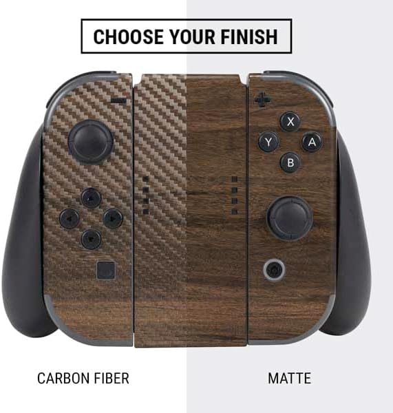 Skinit Decal Gaming Skin Compatible with Nintendo Switch Bundle - Kona Wood Design