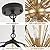 MEIXISUE Modern Sputnik Chandelier,Black Gold Globe Crystal Firework Pendant Light Fixture Industrial 12-Light for Entryway Foyer Kitchen Dining Living Room UL Listed