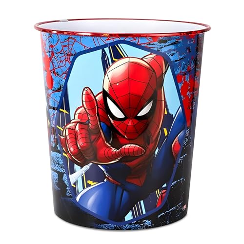 Zawadi Global Spiderman Poubelle à papier pour enfants pour chambre à coucher, bureau, poubelle
