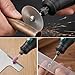 69 Pcs Rotary Tool Accessories Sanding Bits Kit 1.0/1.6/2.3mm Diameter Shanks Universal Rotary Tool Bits for Woodworking, Drilling, Sanding, Polishing, Carving