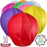 Algopix Similar Product 6 - Chinese Lanterns 10Pack MultiColor