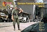 Mars Figures 32018-1/32 Panzergrenadiers alemanes Segunda Guerra Mundial