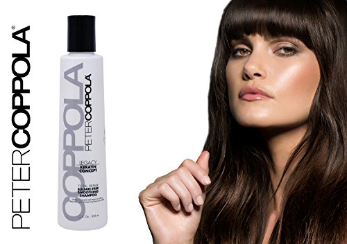 Peter Coppola Keratin Concept Legacy Total Repair Cleansing & Smoothing Sulfate-Free Shampoo - For Color Treated Hair – Color Safe, Sodium Chloride-Free Keratin Shampoo – Strengthens And Repairs Damaged Hair (12 Fl Oz) #TOP1