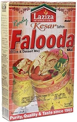LAZIZA Kesar FALOODA Mix (Drink & Dessert Mix) 200g