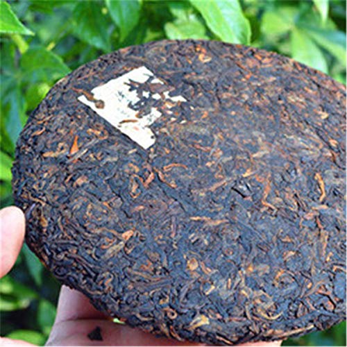 Té Puer maduro de 200g, té Puer con rima de fragancia antigua de Yunnan, té orgánico Pu'er, árbol más antiguo cocido… - Imagen 4