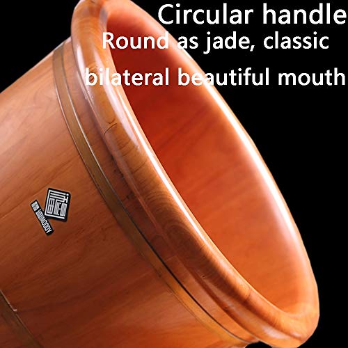 Bañera de madera para pies grande para pedicura y spa miniatura 3