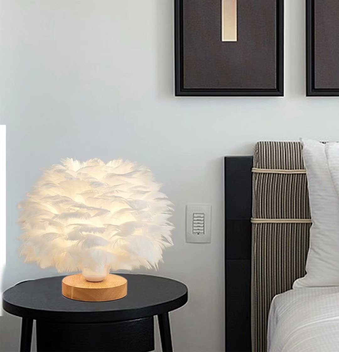 Lampada Da Comodino 'Margate' Lampada Da Tavolo Con Paralume In PVC E Stelo In Metallo Bianco Lux Pro 86810852