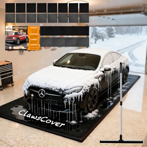 No Leaks Garage Floor Mats for Under Car,7'9