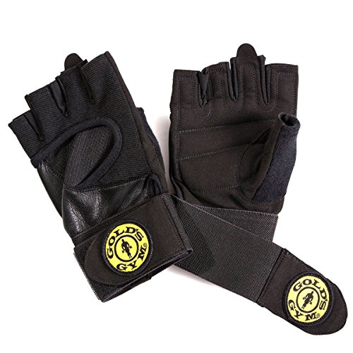 Gold's Gym Wrist Wrap Glove with Adjustable Strap (XS/S)