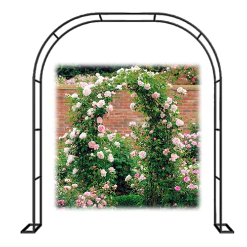 Bcojnlue Gartenbogen Aus Wetterfestem Mit Basis Rosenbogen Für Hochzeit Kletterpflanzen & Rosen Outdoor-Bogen Für Trailing Blumen Arbour...