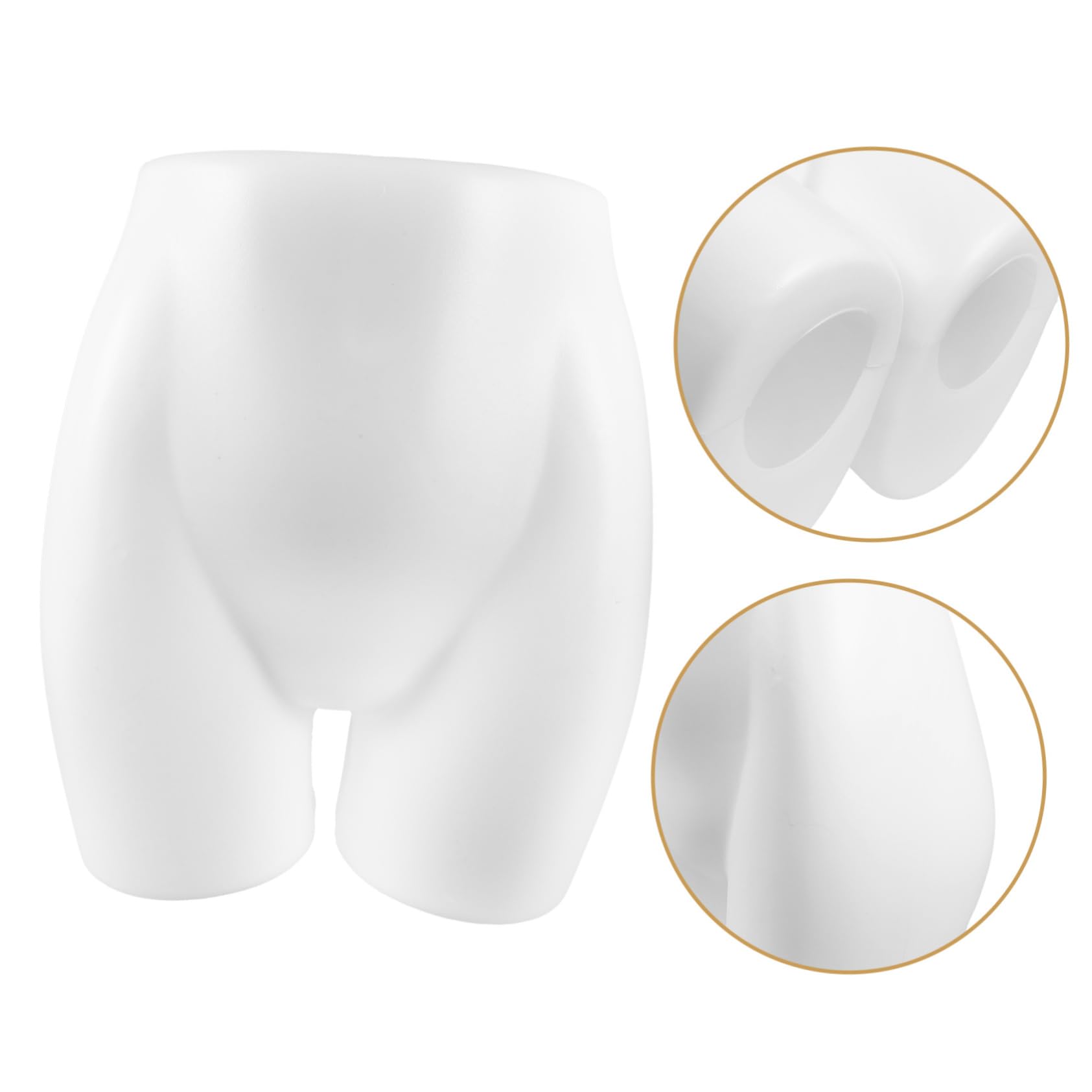 TOPBATHY Mannequin de Hanches Féminines Forme Complète Bas Corps Fesses Modèle Présentoir sous-vêtements Accessoire Vitrine Mannequin Lingerie