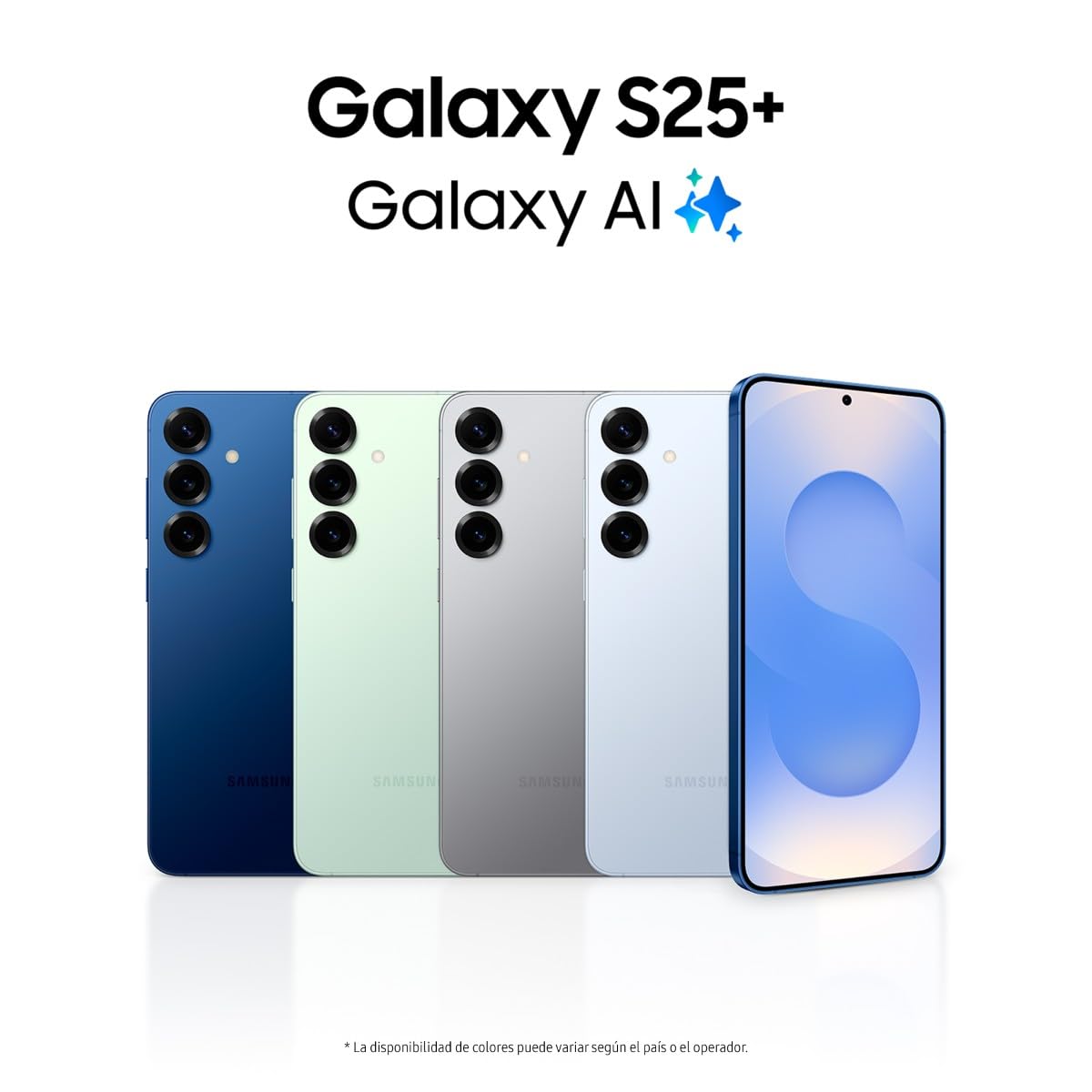 Samsung Galaxy S25+ 256GB Teléfono Móvil con IA, Galaxy AI, 12GB RAM, Cámara 50MP, Dual SIM, IP68, Garantía del Fabricante 3 Años + 1 Año Extra, Color Menta (Versión Española)