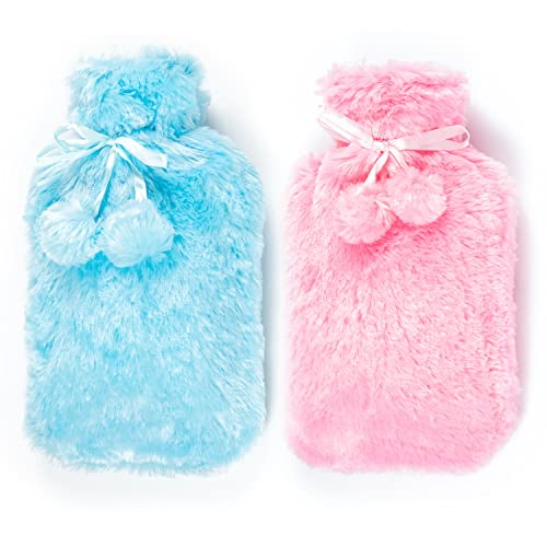 Bouillotte pour calmer les douleurs lombaires et menstruelles - Lot de 2 bouteilles