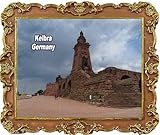 talsperre kelbra hotel Größe: 7 x 6 cm Kelbra Deutschland Kühlschrankmagnete Reise Souvenir Kühlschrank Dekoration Magnet