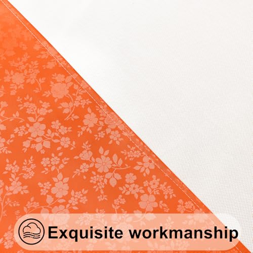 Image of Smiry Waterproof Heavy Duty Vinyl Fitted Tablecloth for 36 inch-44 inch Round Table