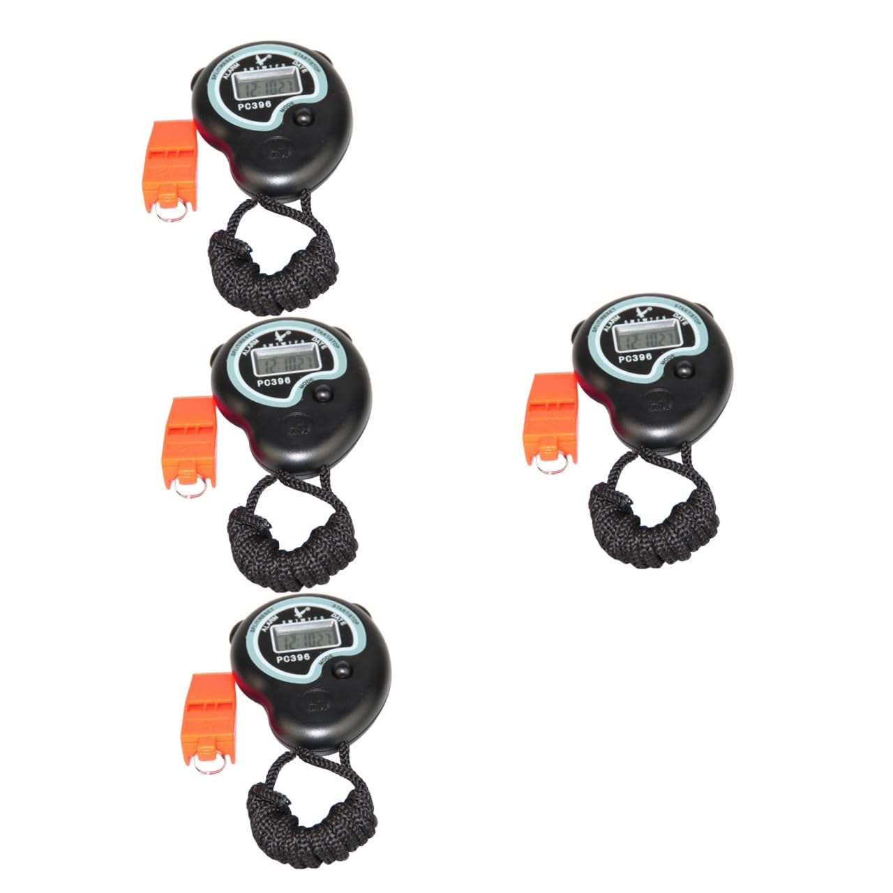 Toddmomy 4 Set Cronometro Sportivo con Completo per Allenatori e Cronometraggio e Visualizzazione Data Design Ergonomico e Allerta Vibratione per Corsa e Fitness