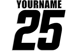 Racing Number Vinyl Decal Sticker | Dirt Bike Plate Fun