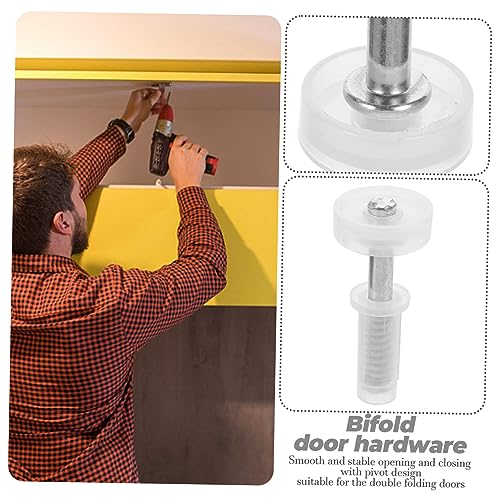 Kit de reparación ORFOFE para puerta bifold 4 piezas con bisagras fáciles de instalar para clóset y gabinete miniatura 5