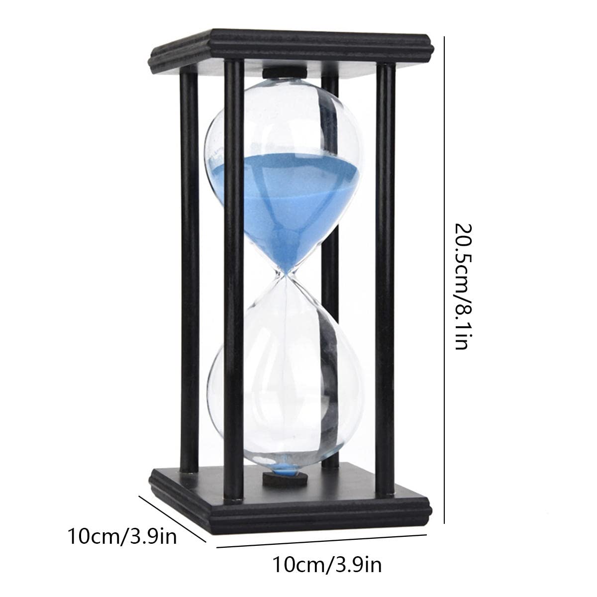 Sanduhr Große Sanduhr Sanduhr 60 Minuten Holz Sanduhr Timer für Zuhause Restaurant Büro Wohnzimmer Deko