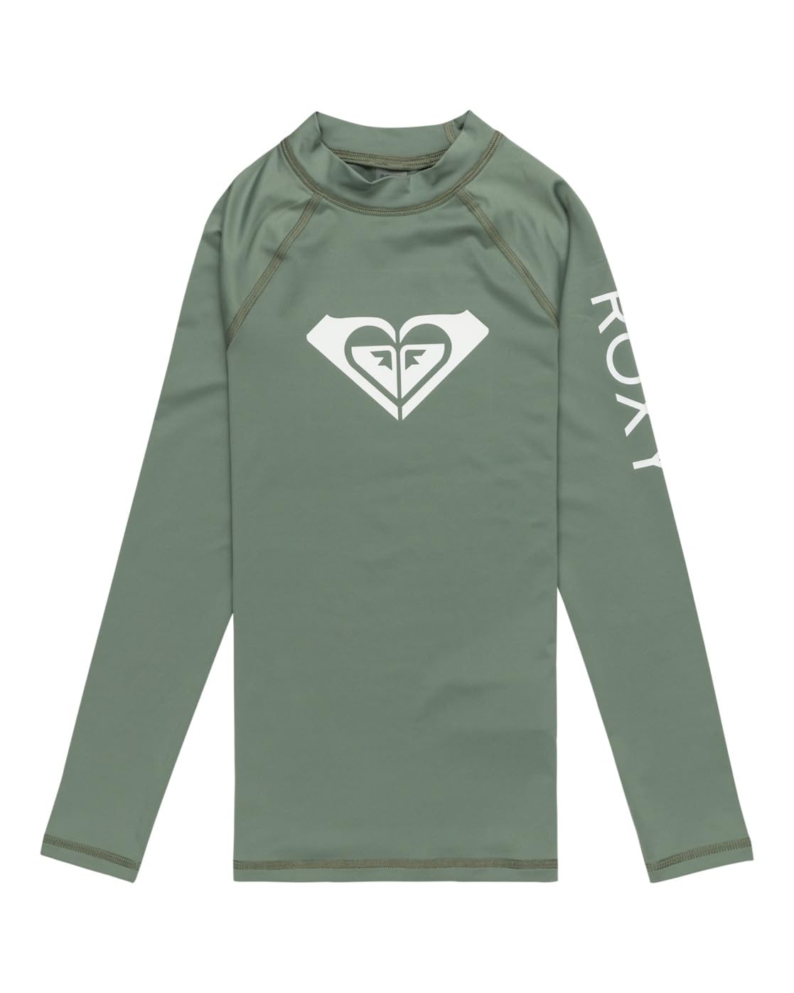Roxy Mädchen Whole Hearted Long Sleeve Rashguard Rash Guard Hemd (1er Pack)