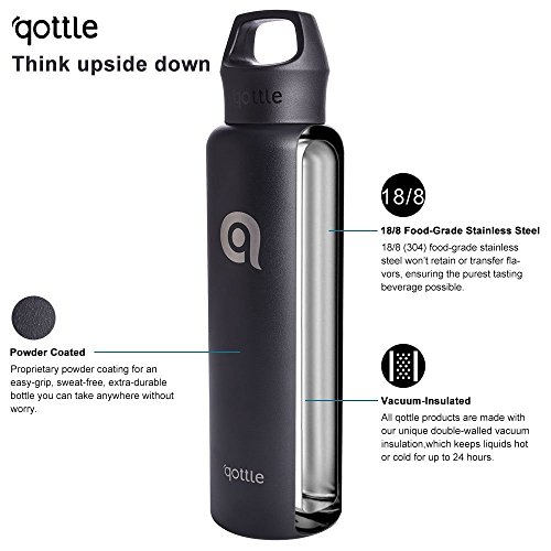 Acciaio inossidabile bottiglia di acqua di qottle