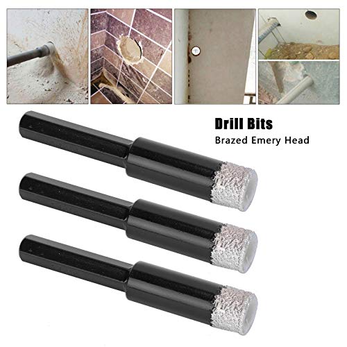 Brocas secas profesionales 3 piezas 14mm para cerámica miniatura 6