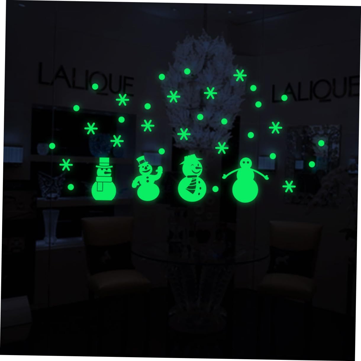 Cabilock 3 Set Adesivi Murali Natale Decorazioni Per Finestre E Porte Adesivi Tema Natalizio Per Atmosfera Festiva 4 Fogli*3