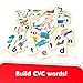 Junior Learning CVC Puzzles - Color-Coded Phonics Word Games for Kindergarten, Self-Correcting Consonant Vowel Consonant Reading Puzzle Set, 36 pcs, Ages 4+