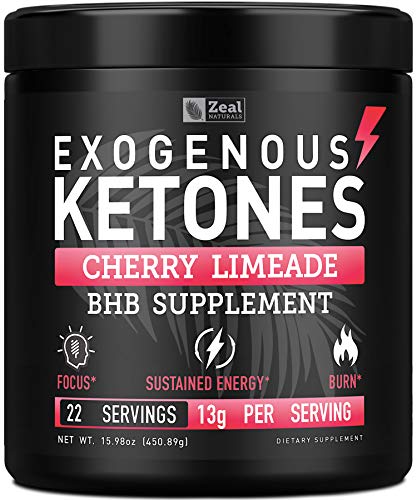 Pure Exogenous Ketones BHB Powder (13g | 22 Servings) Best Tasting Keto Drink