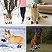 Hundeschuhe Winter, Plüsch Hundeschuh Pfotenschutz, Rutschfest Hunde Schuhe Winter Outdoor, Dog Shoes mit Reflektierendem Streifen, für Kleine-Mittlere Hunde Sport im Freien (Schwarz-Size 3)