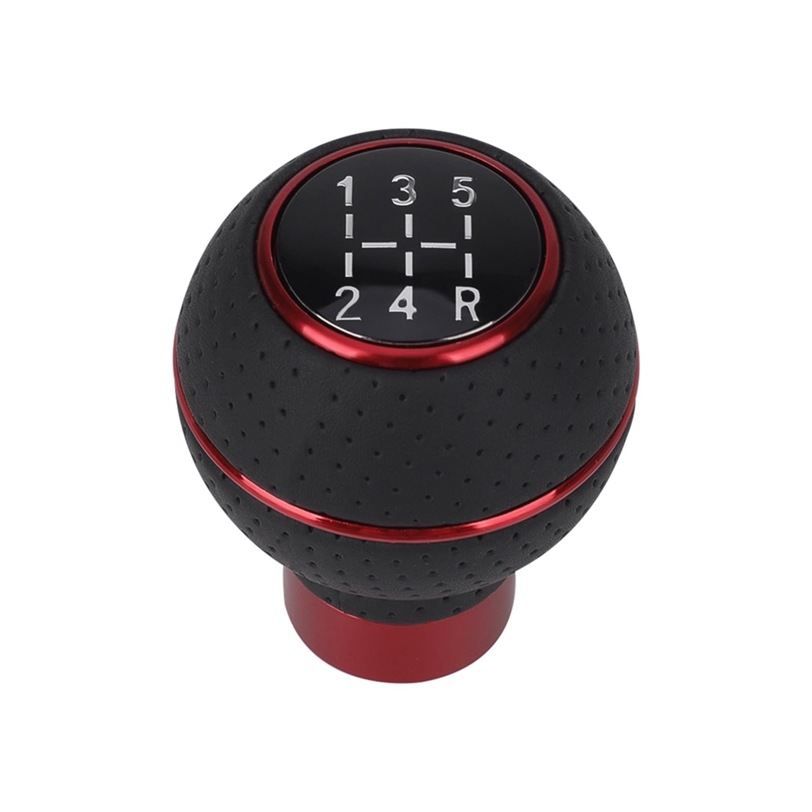 For 5 Speed Leather Gear Shift Knob Stick Head Shift Gear Shifter Knob