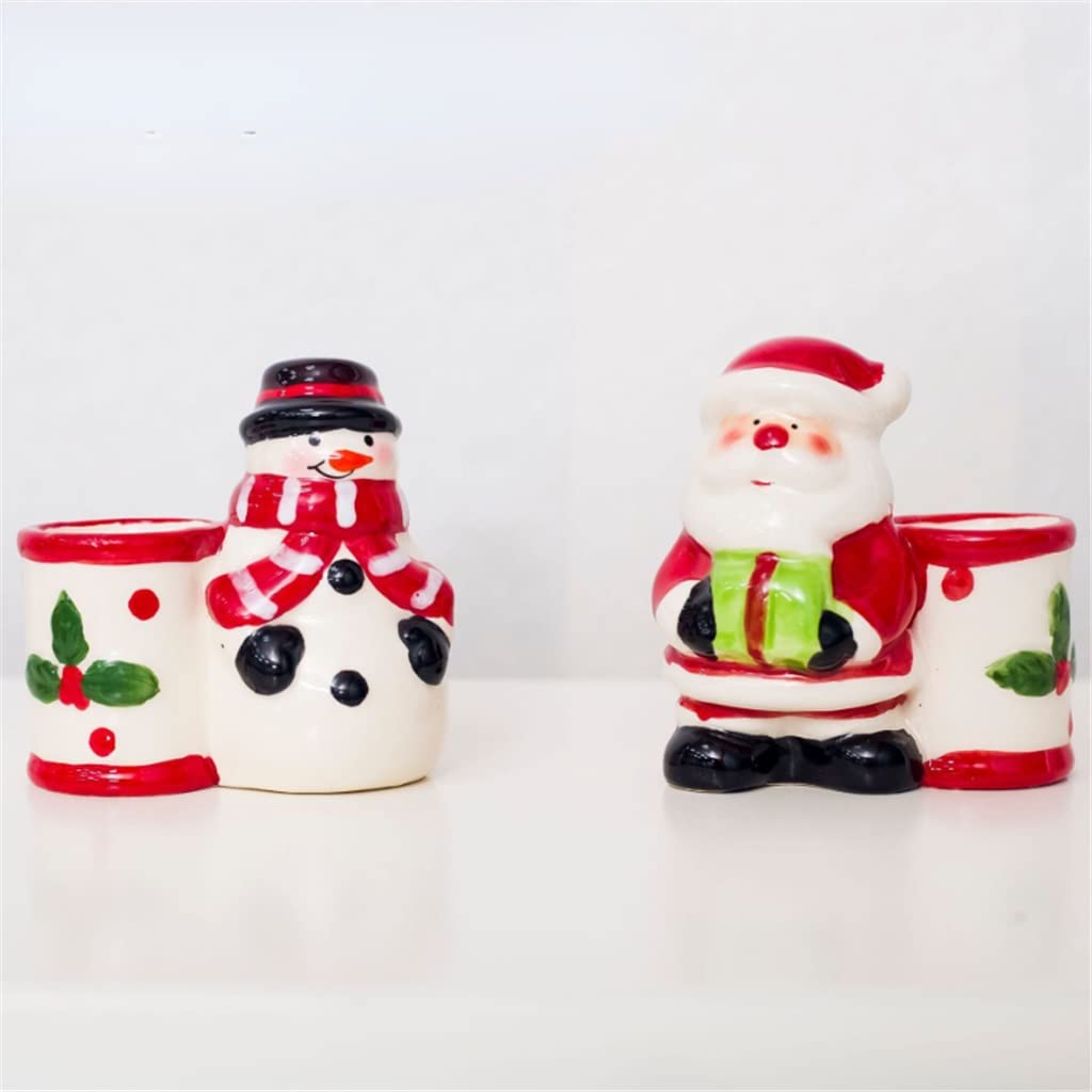 Simpatico Cartone Animato Porta stuzzicadenti in Ceramica Decorazione Desktop Decorazione Decorazione Bambola (D Come Mostra)