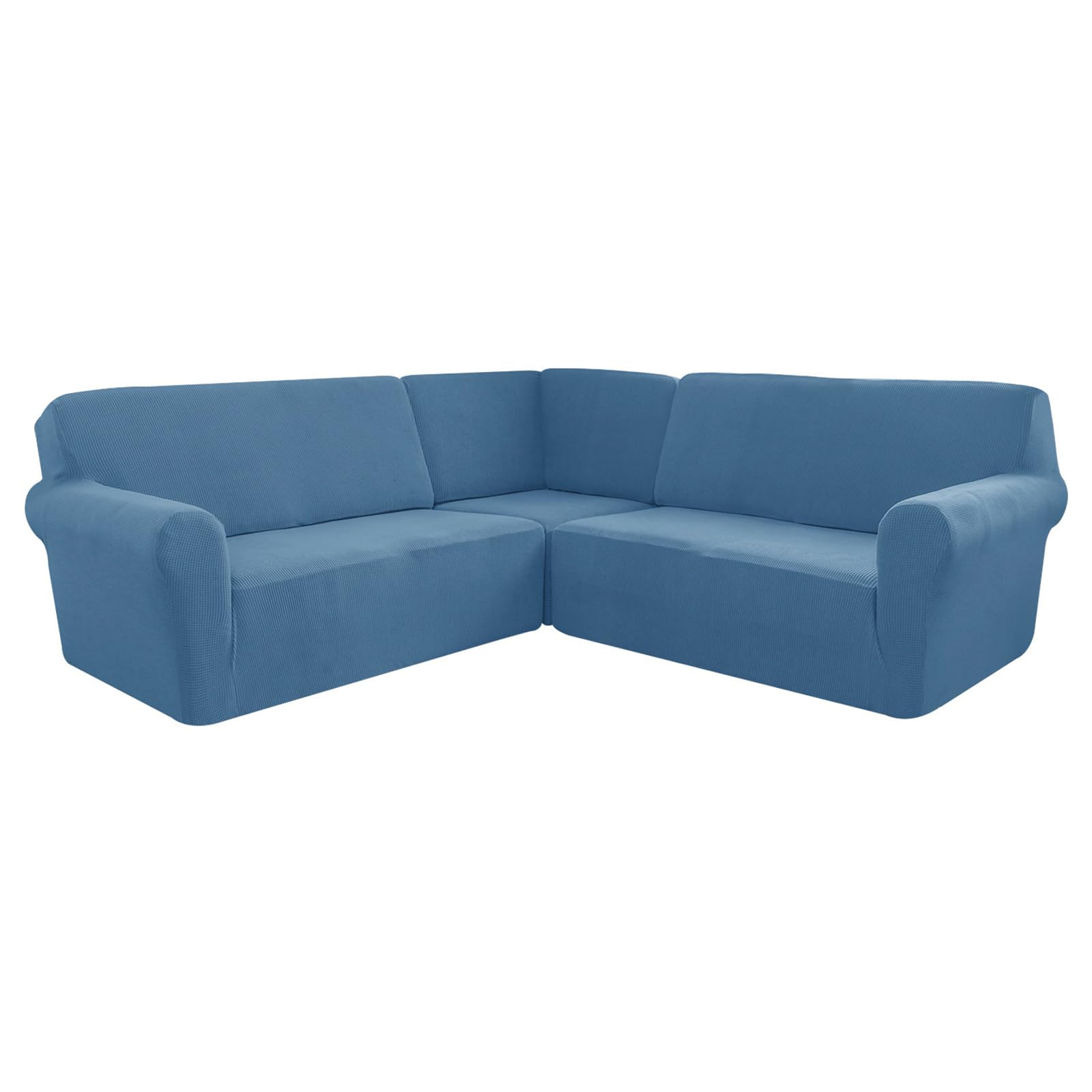 Housse de canapé d'angle douce et épaisse lavable pour club
