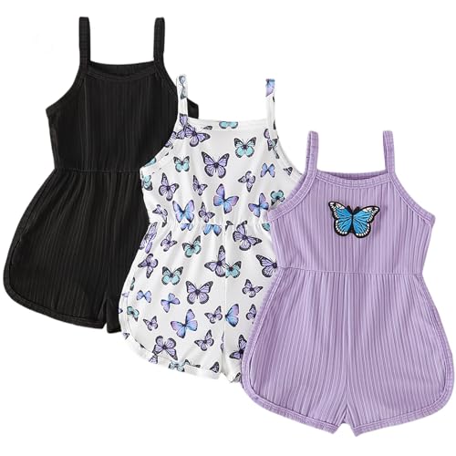 VARMILO 62584279012 Jumpsuit Romper Black-Purple 2-3 Year