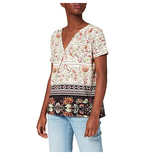 Desigual TS_CRACOVIA Camiseta, Blanco, XXL para Mujer