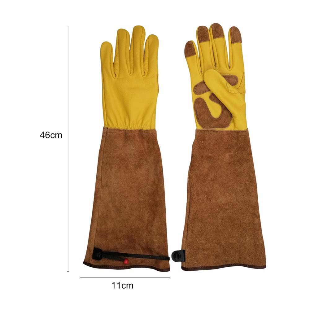 Gants de travail Gants de jardinage, 1 paire de gants de taille de rosiers très résistants, résistants aux épines, à manches longues, for travaux de soudage, gants de jardinage, gants de jardinage(XL)