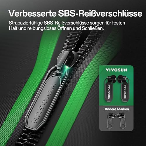 VIVOSUN Tente de culture 90 x 50 x 160 cm en mylar hautement réfléchissant avec fenêtre de visualisation et bac de sol pour culture hydroponique et intérieur S326 - Convient pour VS1000/VS2000 – Image 5