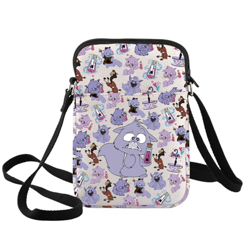 BWWKTOP Yzma Cat Crossbody Bag Villain Yzma Fans Gift Cat Poison Shoulder Bag Llama Extract Poison Merch