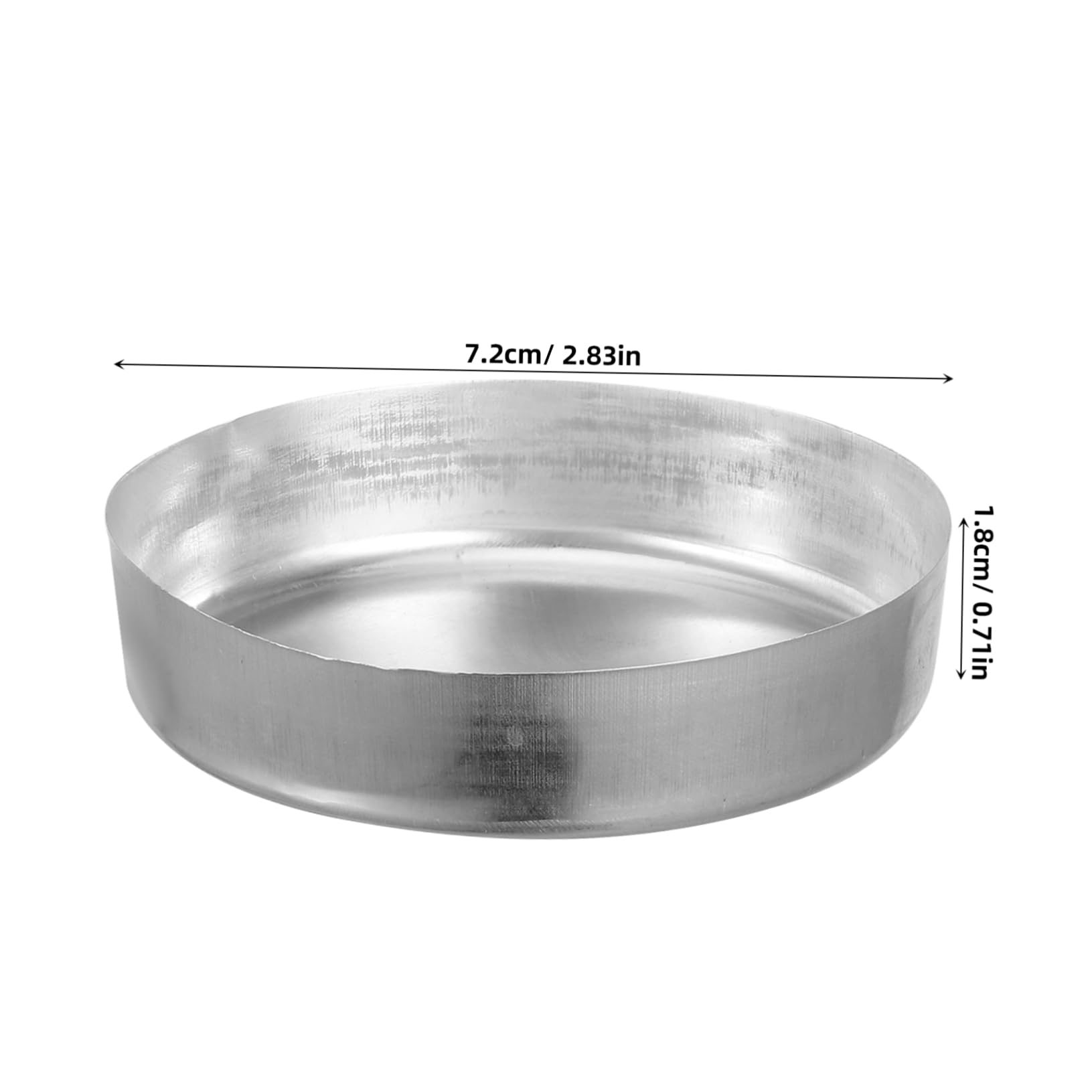 Zerodeko 5 Sätze Wiegeschale Pulver Proben Für Wiegen Boote Messung Tabletts Wiegeplatte Waagschalen Ausgleichen Wägeplatten Wiegeboot Messen Silver Aluminium 10 Stück * 5