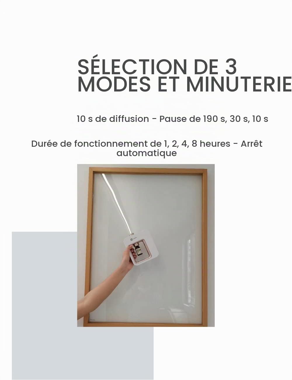 Diffuseur d'aromathérapie - Diffuseurs de qualité professionnelle pour huiles essentielles, technologie de nébulisation