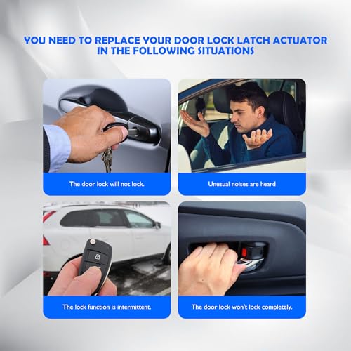 Image of HiSport Driver Side Door Lock Latch Actuator Front Left 69120-06010 Compatible with Toyota Avalon 2000-2004, Sequoia 2001-2007, Solara 1999-2002, Tundra 2004-2006