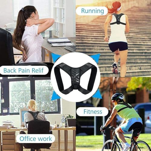 HADSOMUN Back Support Brace Pain Relief Belt for Women Men Braces Spine Straightener Breathable - Image 8