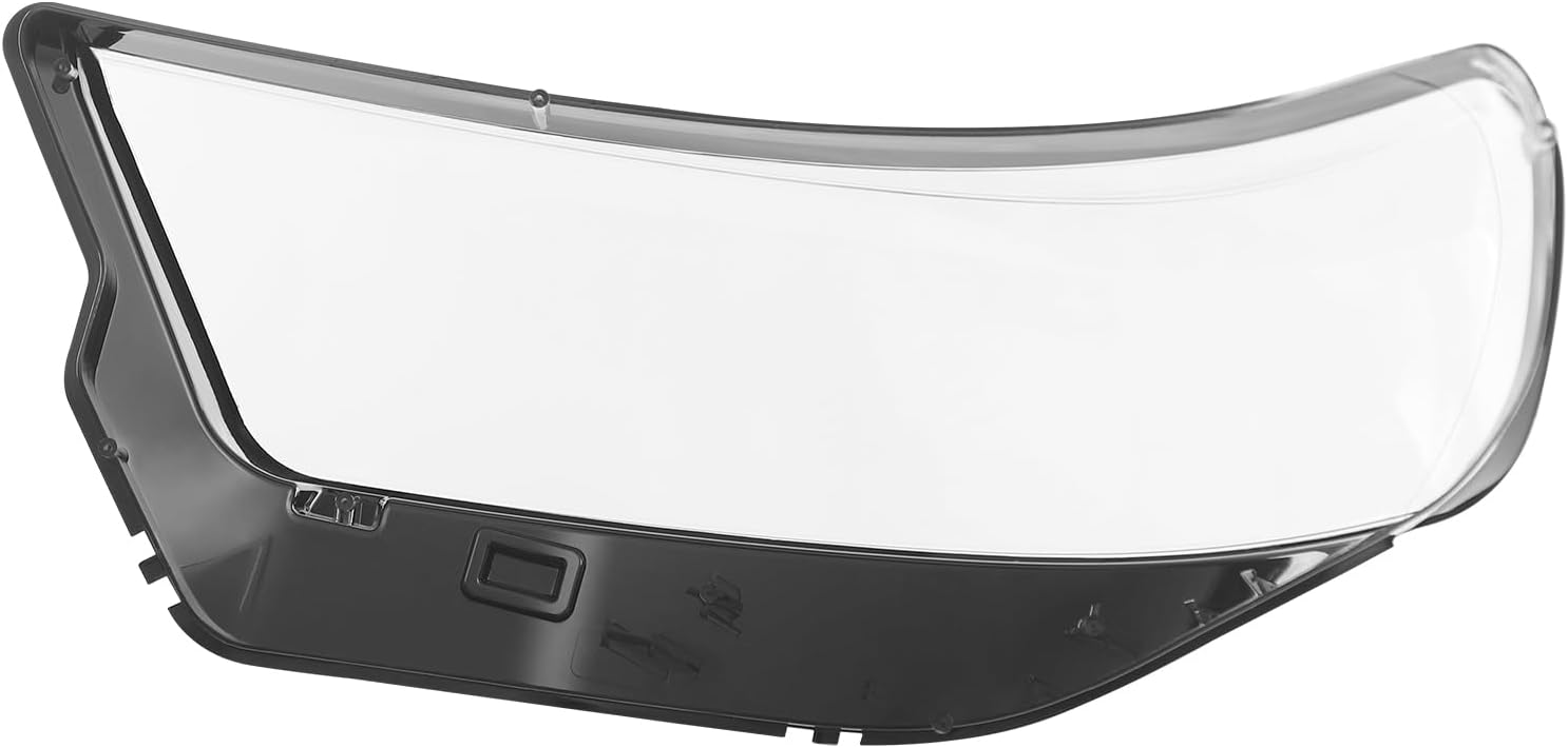 Front Right Headlight Lens Cover Compatible with Ford Explorer 2020 2021 2022 2023 2024 Passenger Side Headlight Cover Clear Headlamp Cover (Right)