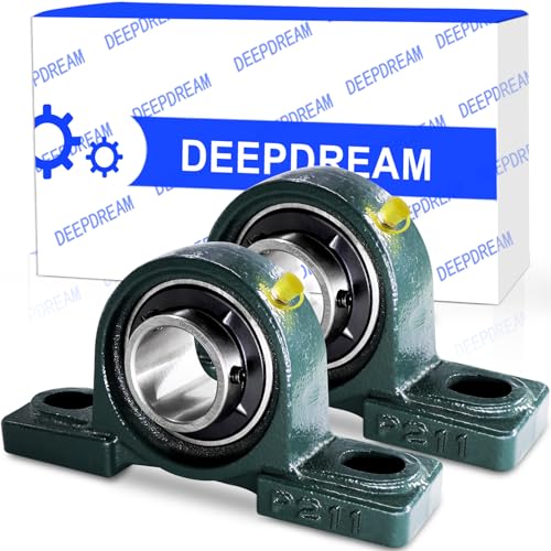 UCP211-32 Pillow Block Premium Solid Base 2" inch Inside Diameter (2 Pack)