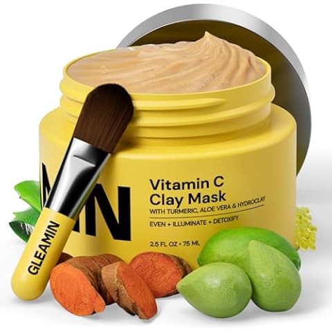 Gleamin Vitamin C Clay Mask for Dark Spots Cover