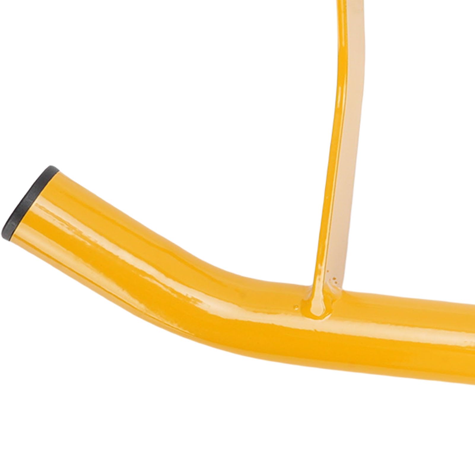 Keenso Paraurti, Tubo Paraurti Anteriore Giallo Resistente per XT1 GT 50, Protezione Tubo di Ricambio in Acciaio Resistente per Proprietari di Tosaerba
