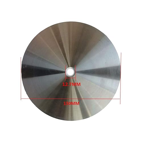 Miniatura 2 de Disco de pulido de aluminio Rueda abrasiva plana para máquina de pulir piedras preciosas Máquina de facetado de gemas (6 pulgadas 150MM)