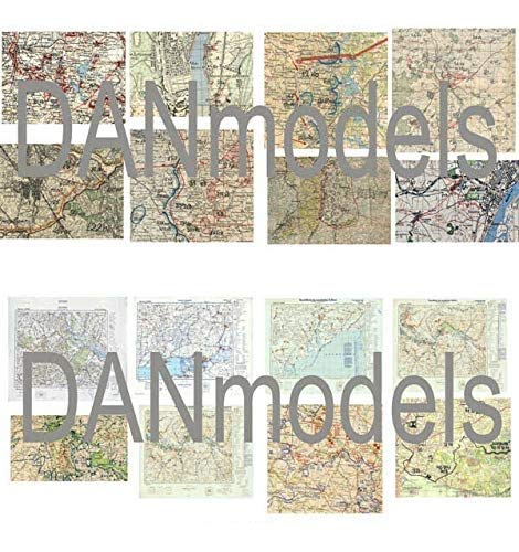 Dan Models 35218-1/35 German and Soviet WW II Topographic Maps. Newspaper